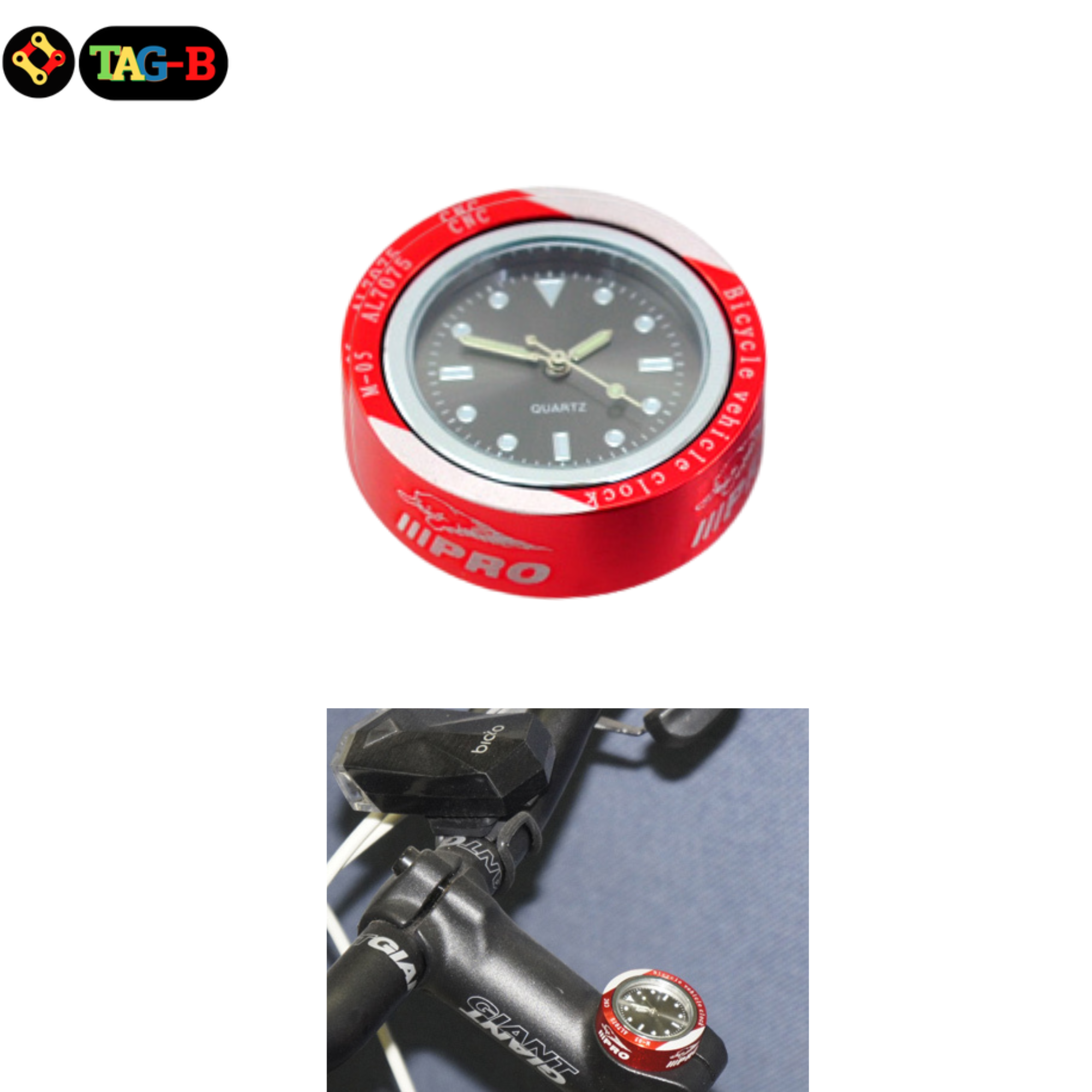 ฝาปิดสเต็มจักรยาน แบบมีนาฬิกา สำหรับคอแฮนด์ 28.6มม.