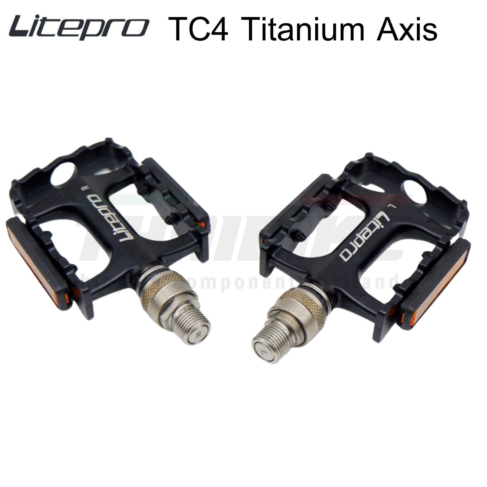 บันไดจักรยาน LITEPRO แบบปลดเร็ว รุ่น LITEPRO F-286 รุ่นมีทับทิม บันไดปลดเร็ว