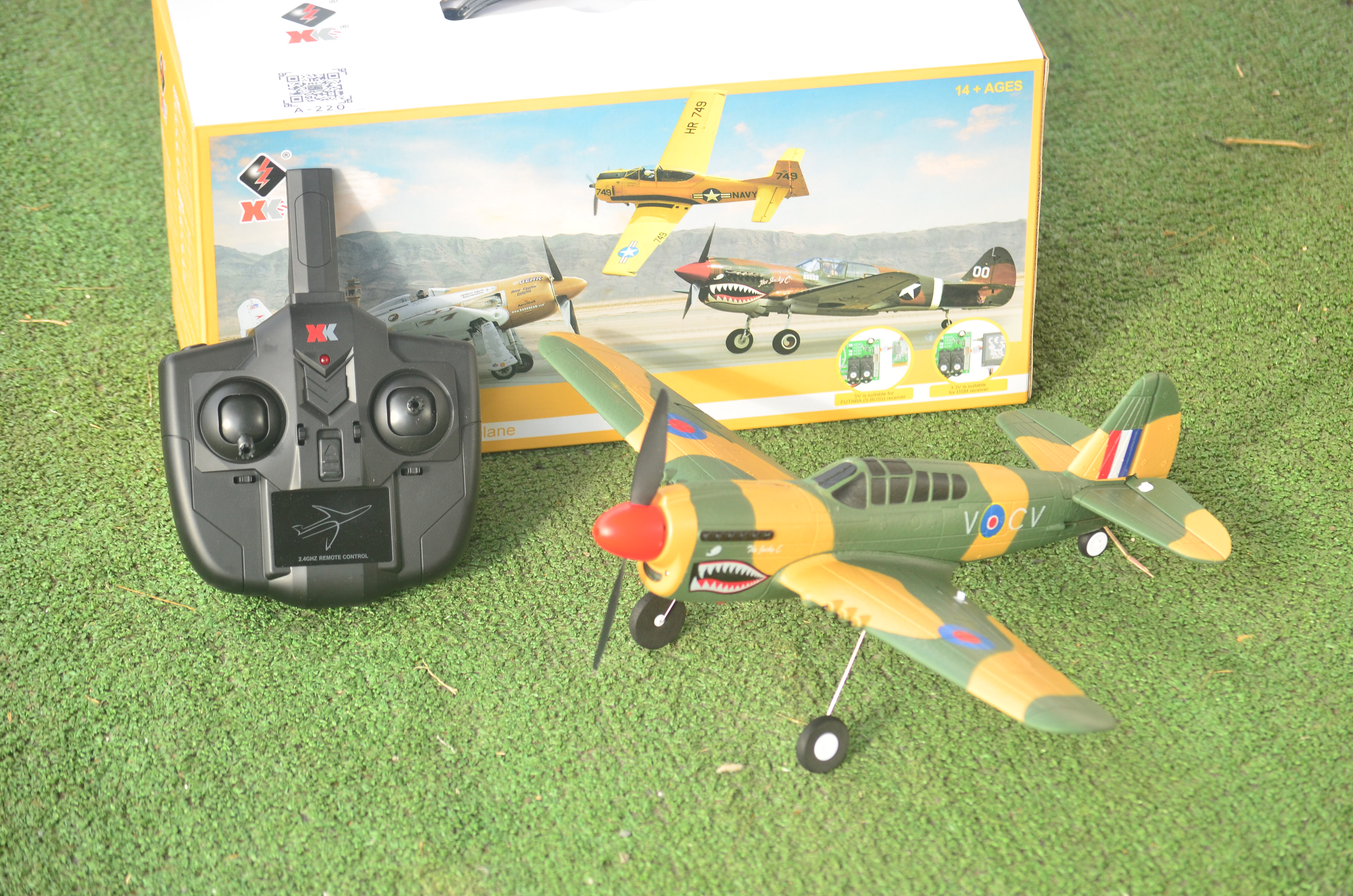 P-40 Warhawk Mini Rc 6G 4Ch