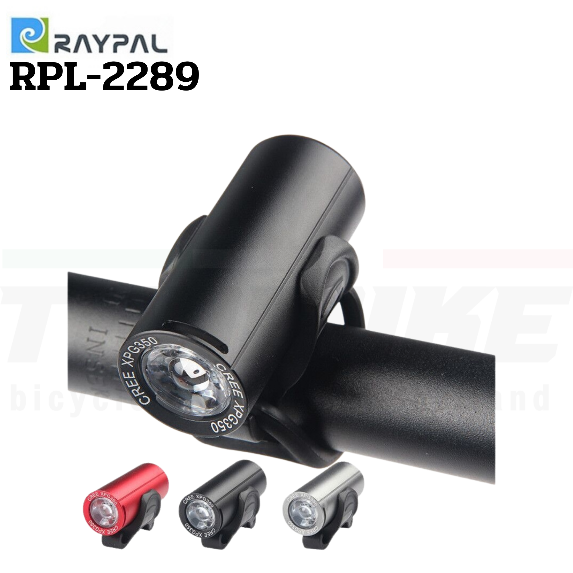 ของแท้ ไฟหน้าจักรยาน RAYPAL รุ่น RPL-2289 USB สว่าง ทนทาน คุ้มค่า