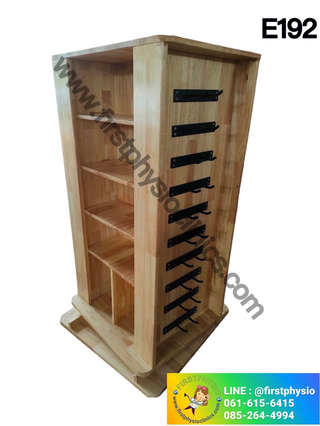 รถเก็บน้ำหนักแบบไม้พร้อมลูกน้ำหนัก และถุงทรายถ่วงน้ำหนัก/E192