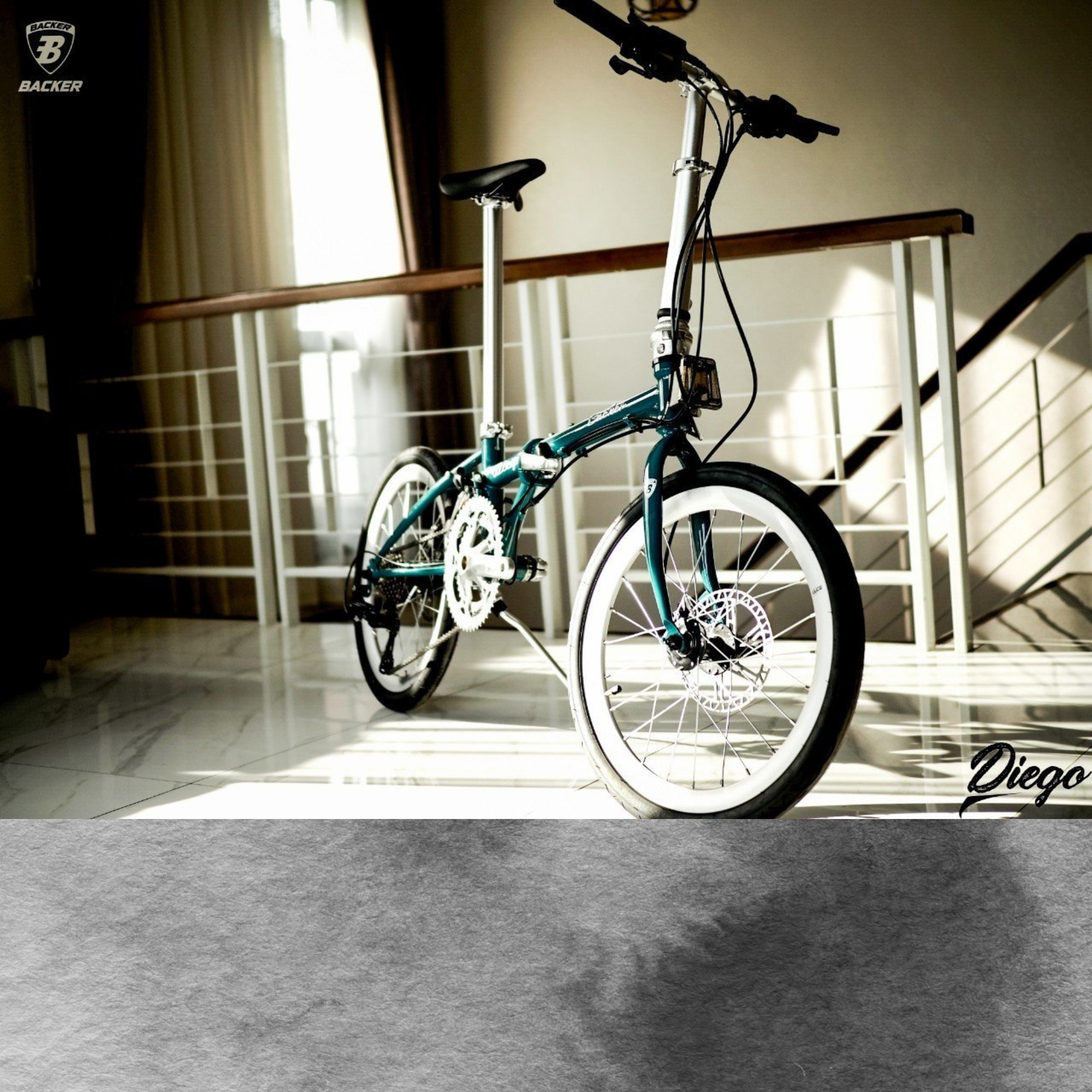 จักรยานพับ BACKER DIEGO ล้อ 20 นิ้ว 18SPD