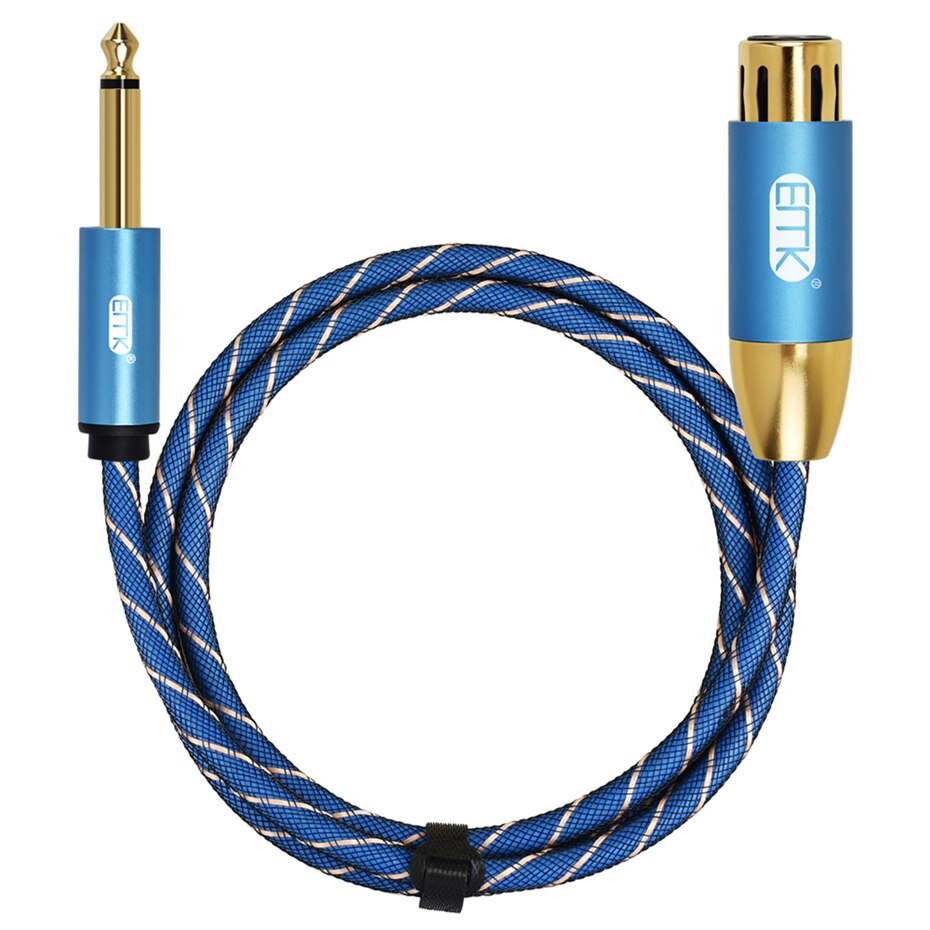 ขาย ERTK XLR TO 6.35mm สายลำโพง ไมโครโฟน XLR