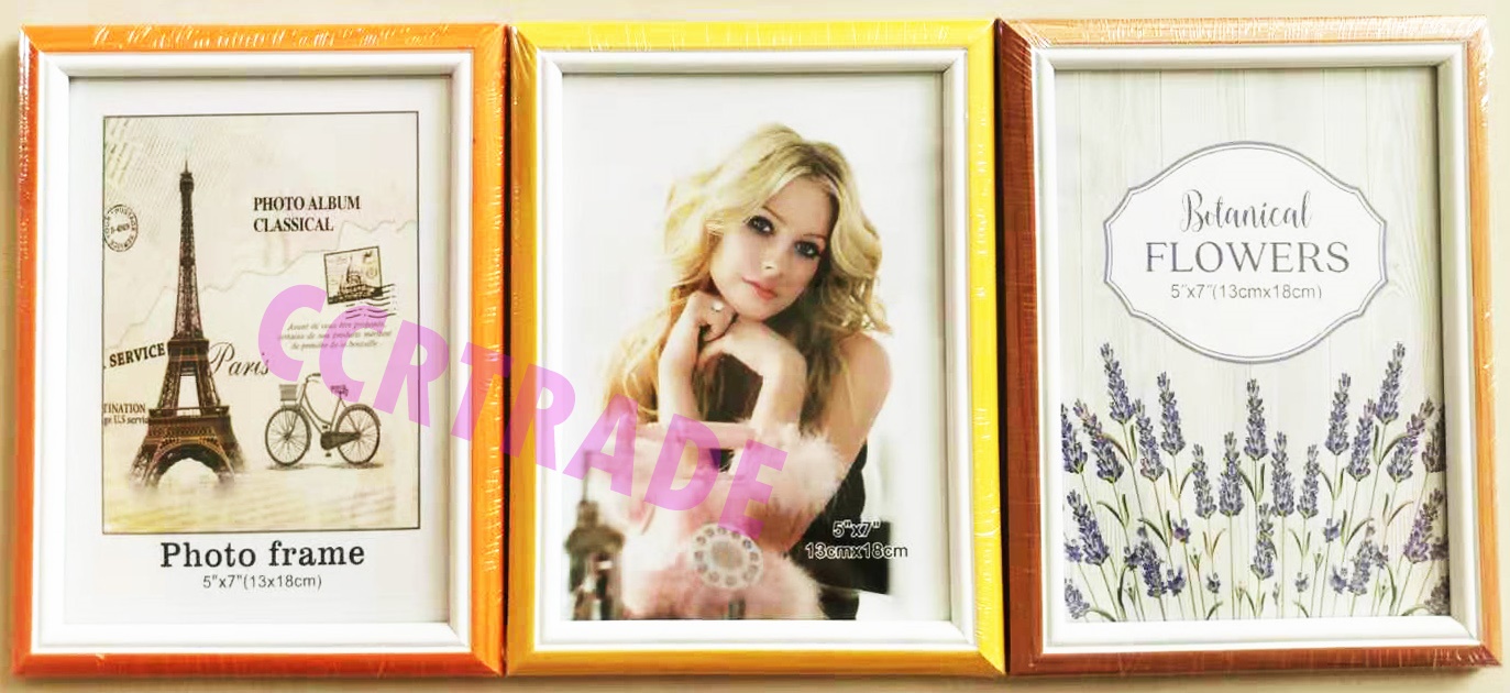 กรอบรูปไม้โมเดิร์น มีขาตั้ง 5x7 นิ้ว