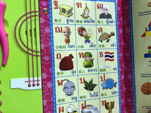 สมุดเสียงสามภาษา ไทย จีน อังกฤษ