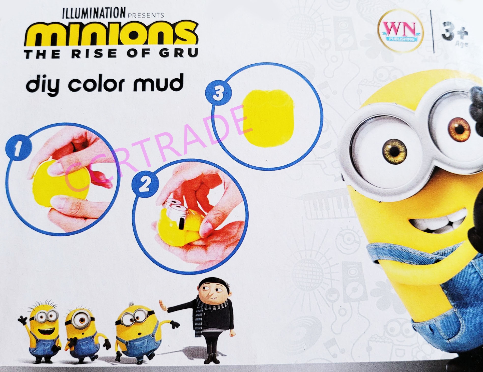 เซ็ทแป้งโดมินเนี่ยน+อุปกรณ์แผง 18 ซม.(ลิขสิทธิ์แท้)