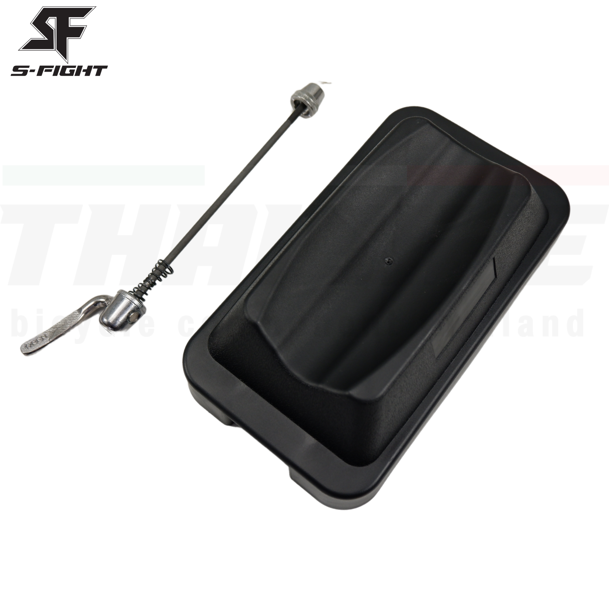 TRAINER เทรนเนอร์จักรยานเสือหมอบ เสือภูเขา ตัวใหม่จาก S-FIGHT รุ่น SF-03 พร้อมถาดรองล้อ และแกนปลด