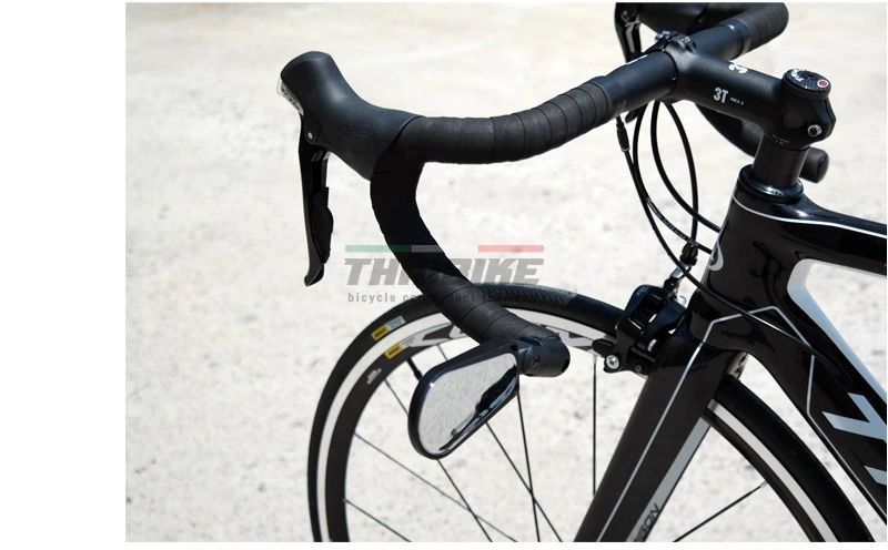 กระจกติดจักรยานแบบมีไฟในตัว THAIBIKE ติดได้ทั้งซ้ายและขวา