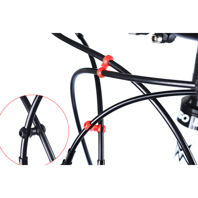 ตัว S ยึดสายเกียร์จักรยาน สายเบรค เสือหมอบ เสือภูเขา ชุดละ 2ชิ้น