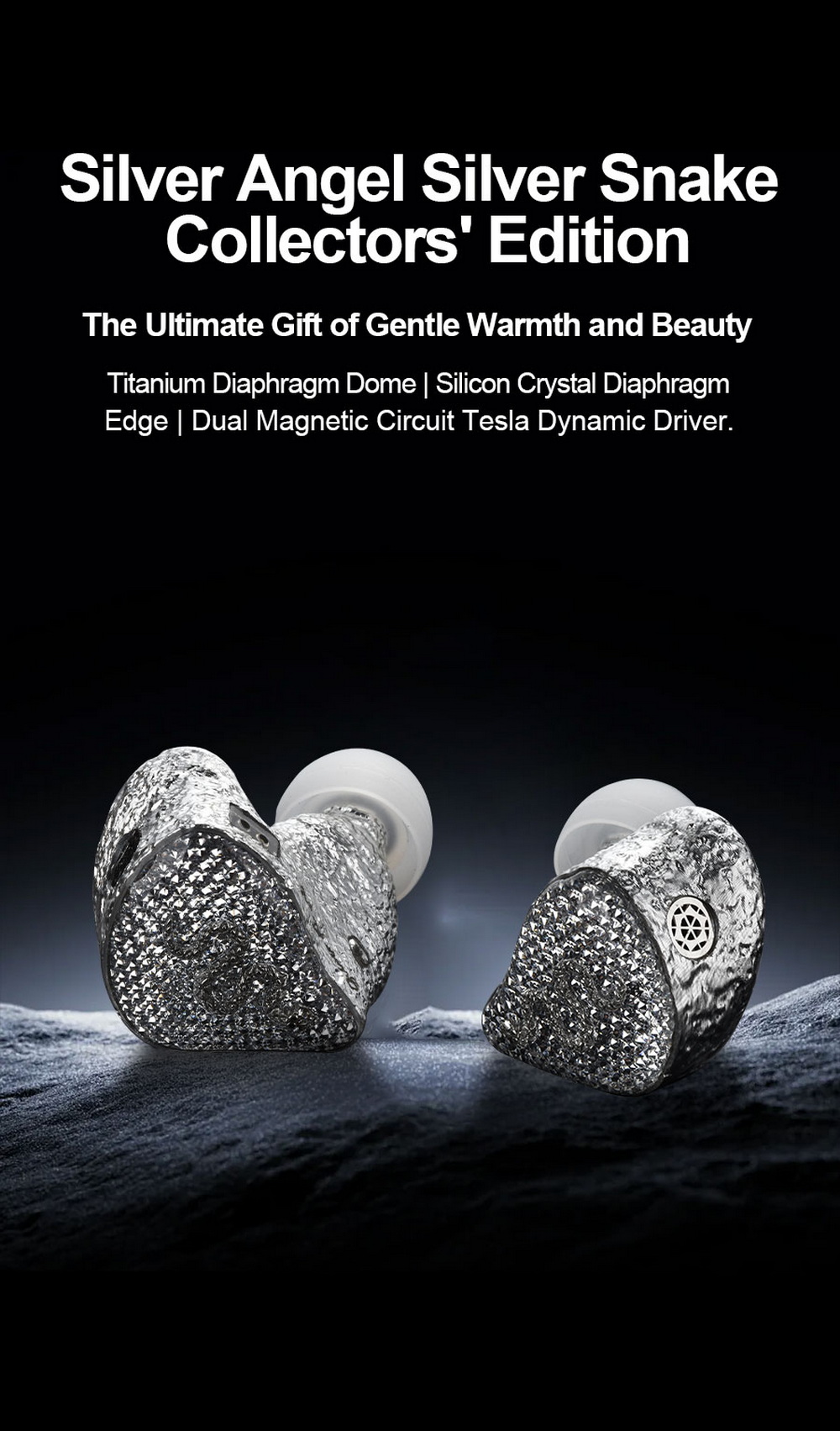 SPA-Limited Edition Silver Snake Collectors' Version หูฟัง IEMs ไดรเวอร์ Dynamic ไดอะแฟรมชุบไทเทเนียม ประกันศูนย์ไทย