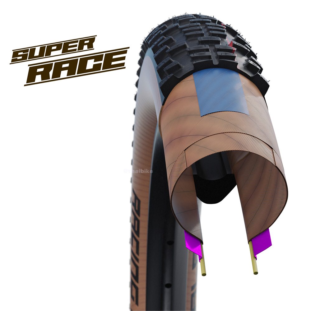 ยางนอกจักรยานเสือภูเขาขอบพับ Schwalbe Thunder Burt 29X2.1, 29X2.25 ขอบแก้ว