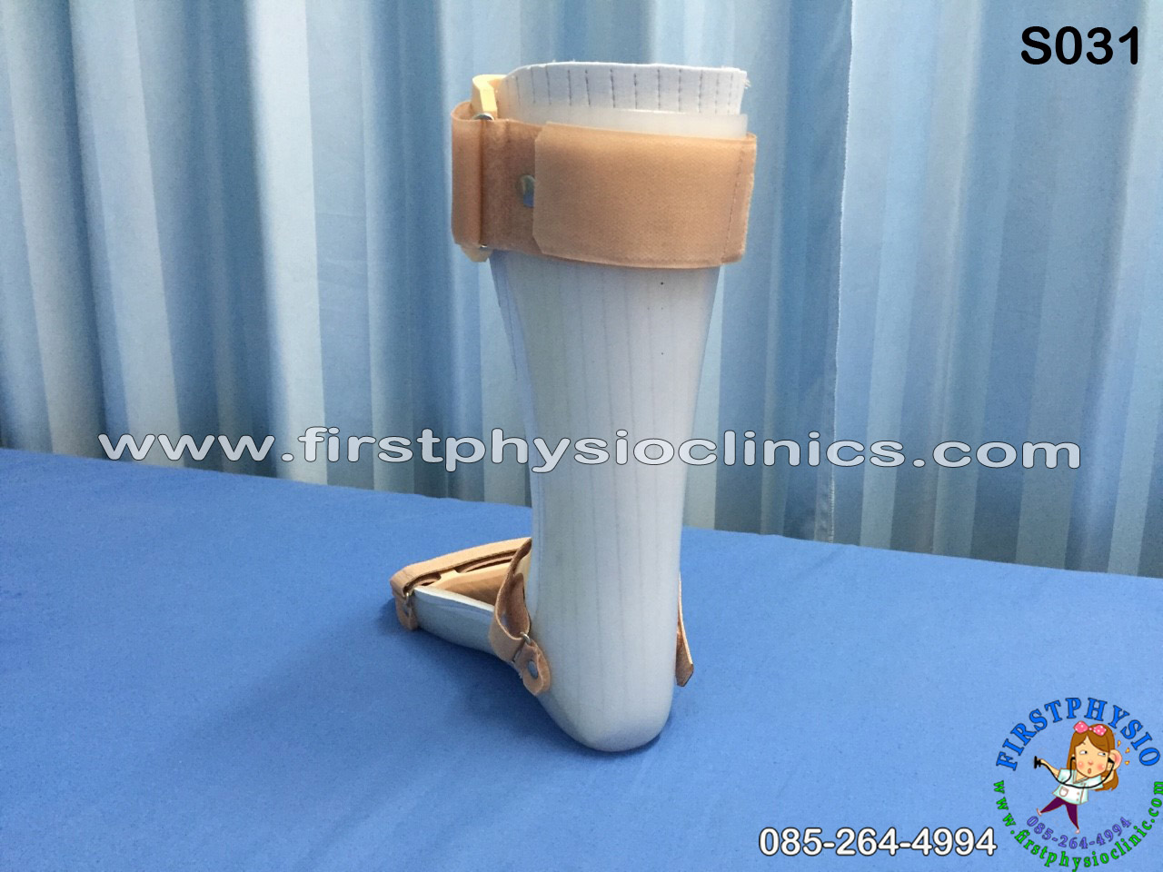 ดามกันปลายเท้าตกแบบบุนุ่ม (AFO Underpad) กันปลายเท้าตก เท้าแกว่ง ดามข้อเท้า ดามปลายเท้า ที่ประคองปลายเท้า