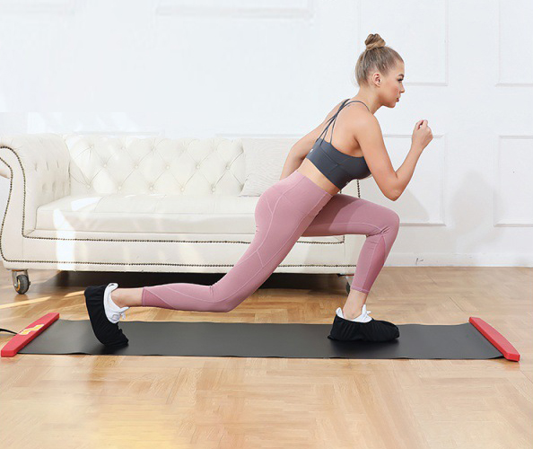 Slide Board สไลด์ บอร์ด แผ่นสไลด์ ออกกำลังกาย ลดไขมัน แถมชุดถุงเท้า ส่งในไทย