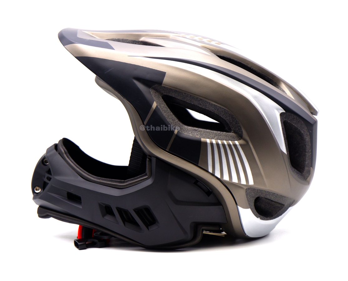 หมวกกันน็อคจักรยานแบบเต็มใบ หมวกผู้ใหญ่ THAIBIKE CIGNA มีกล่อง มีไฟ