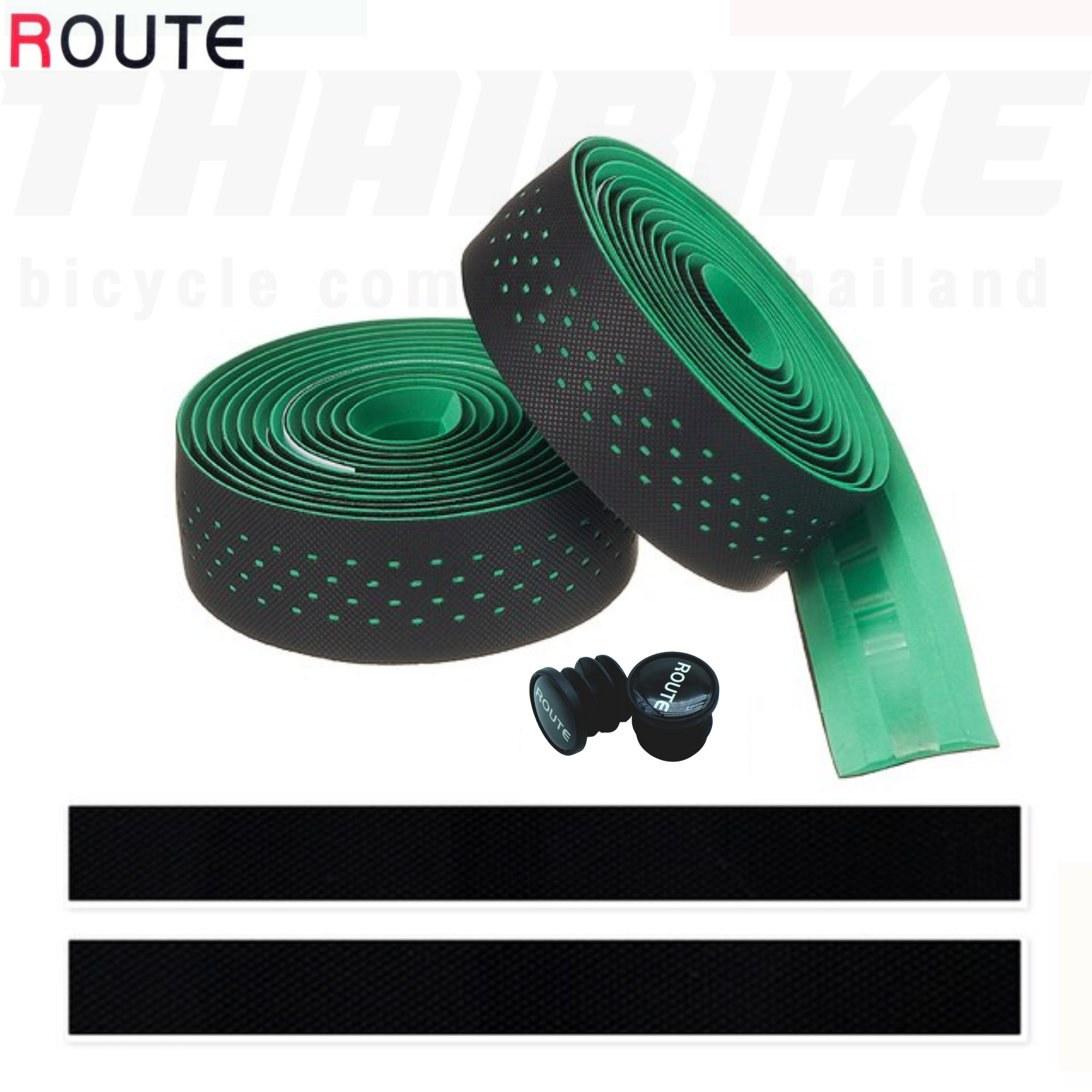 ผ้าพันแฮนด์จักรยานเสือหมอบ ROUTE แบบ 2TONE DOT