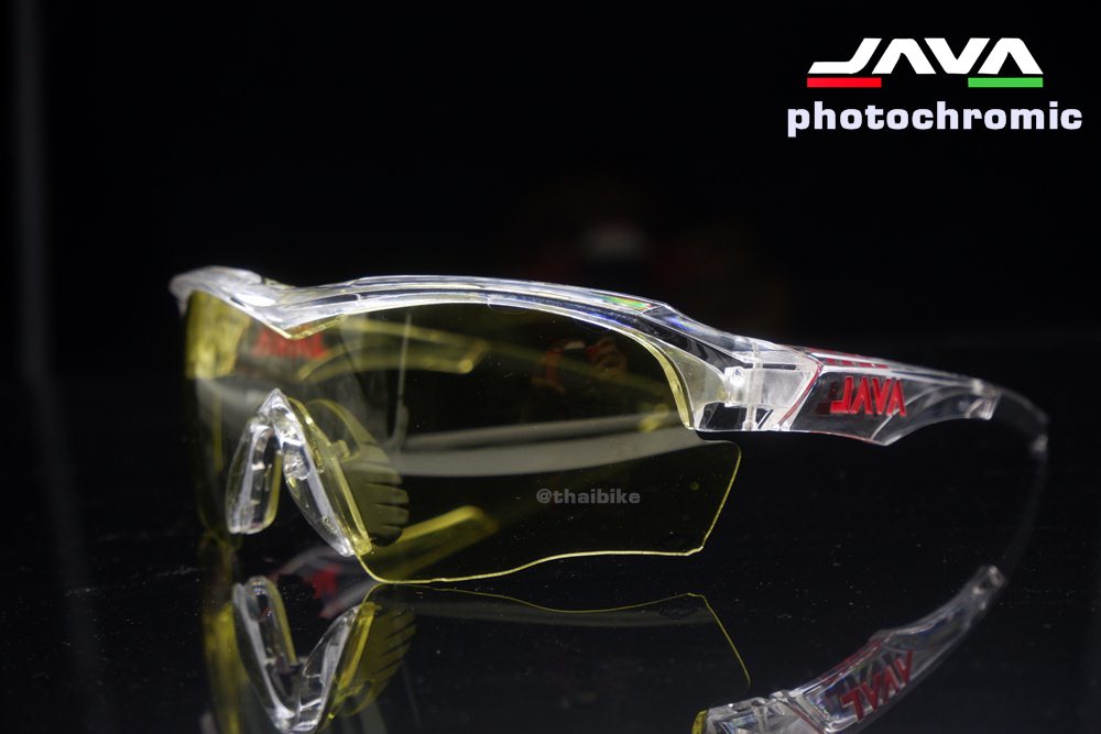 เลนส์ปรับแสงออโต้ แว่นตาปั่นจักรยาน กิจกรรมกลางแจ้ง ยี่ห้อ JAVA photochromic