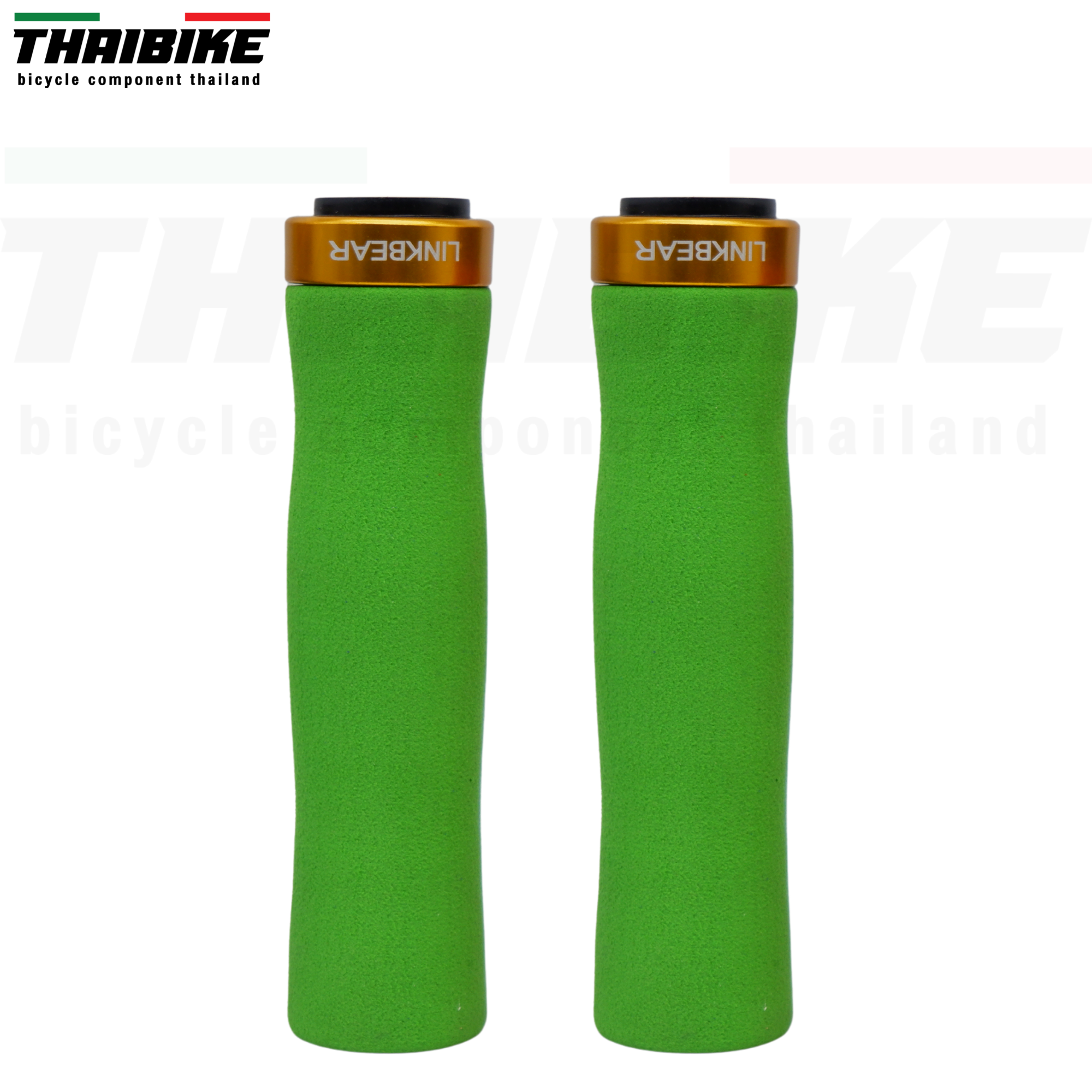 ปลอกแฮนด์จักรยานโฟม LINKBEAR แบบมีตัวล็อคปลายแฮนด์ THAIBIKE