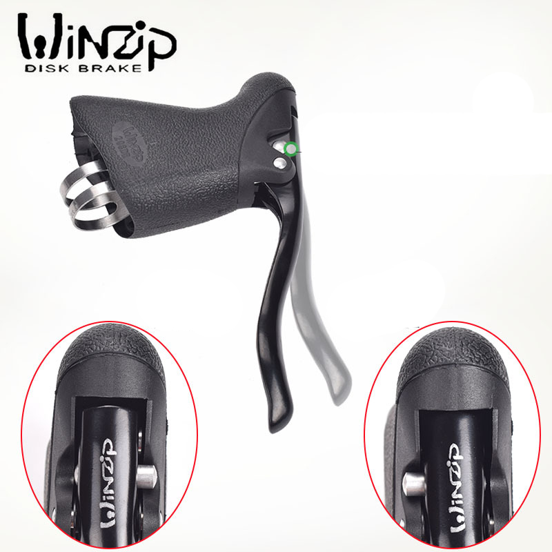 มือเบรคจักรยานอลูมิเนียม เสือหมอบ WINZIP