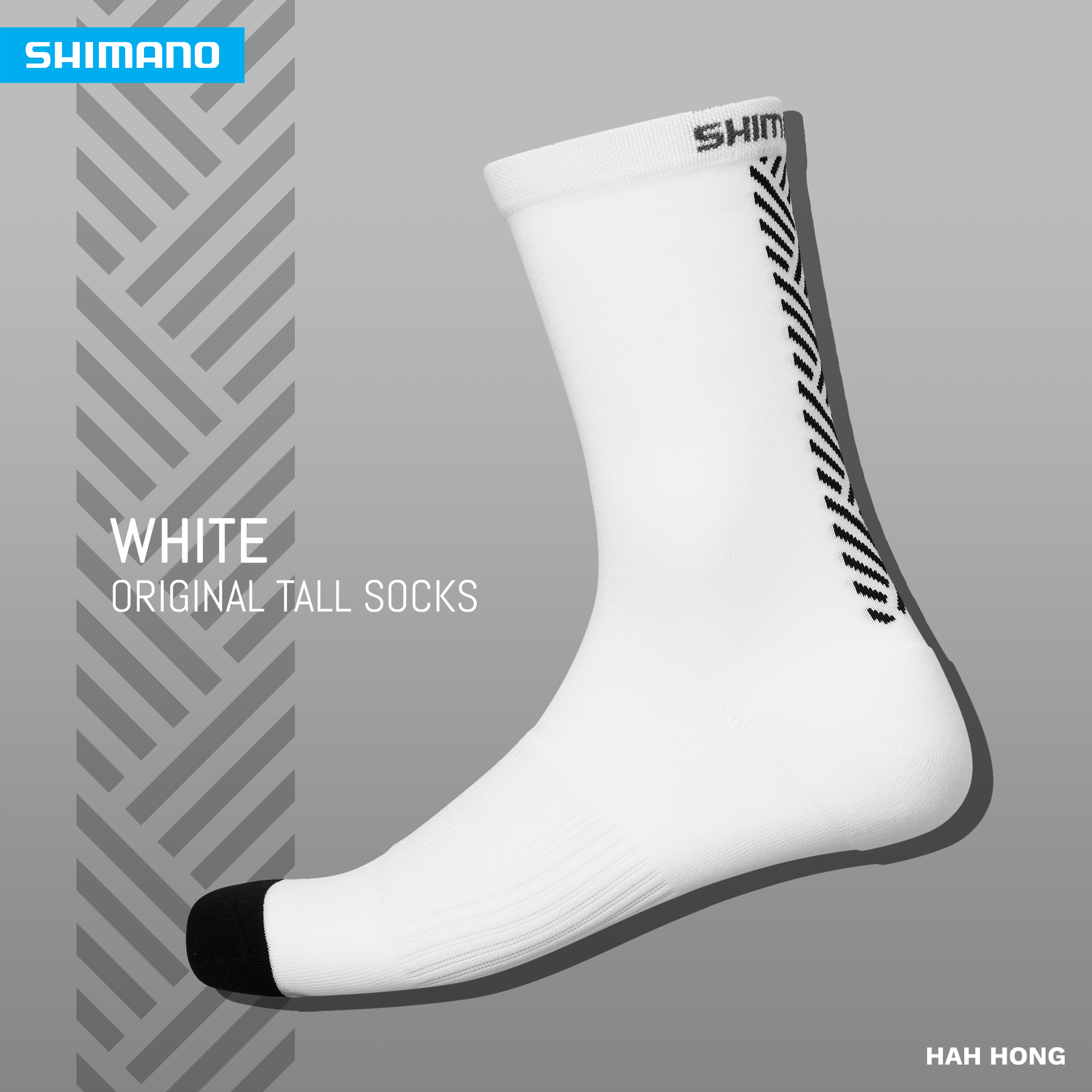 ถุงเท้าปั่นจักรยาน Shimano ORIGINAL TALL SOCKS
