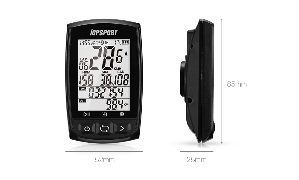 ไมล์จักรยาน iGPSPORT IGS50E GPS Cycling Computer Wireless พร้อมรอบขา