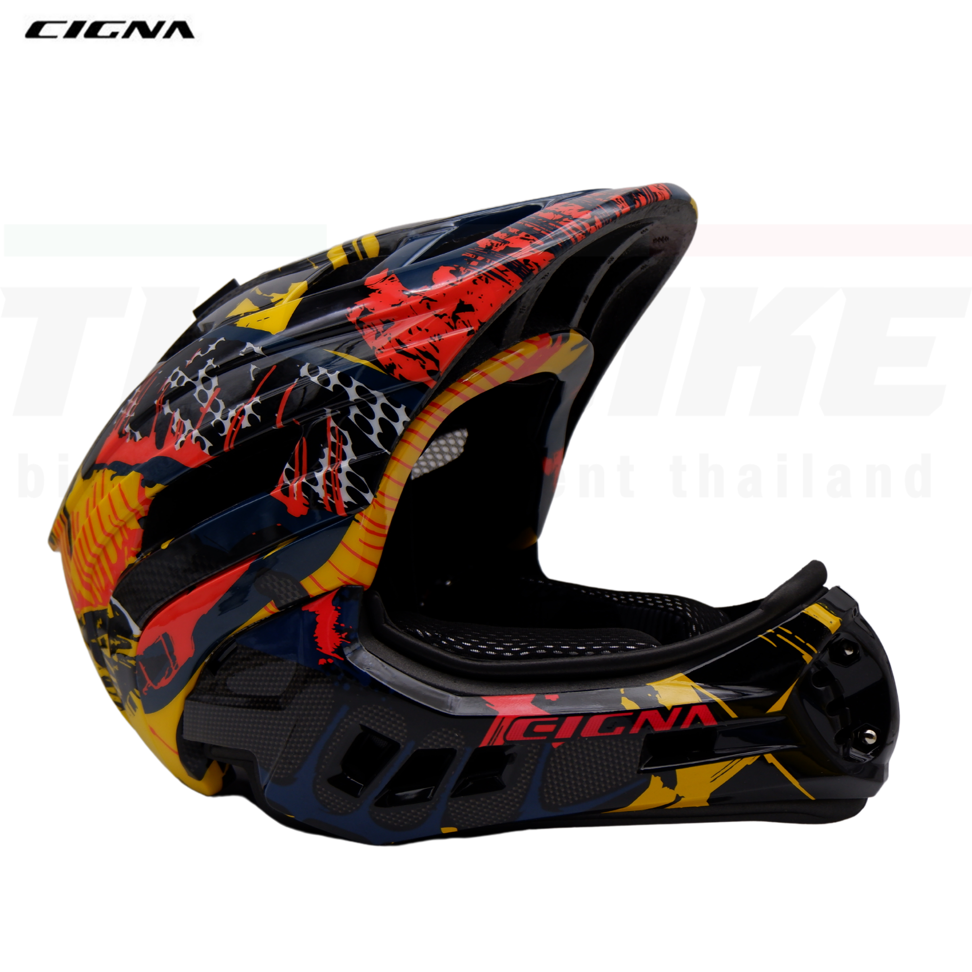NEW MODEL หมวกเด็กแบบเต็มใบ CIGNA หมวกจักรยาน หมวกรถขาไถ หมวกเด็ก พร้อมขายึด GOPRO