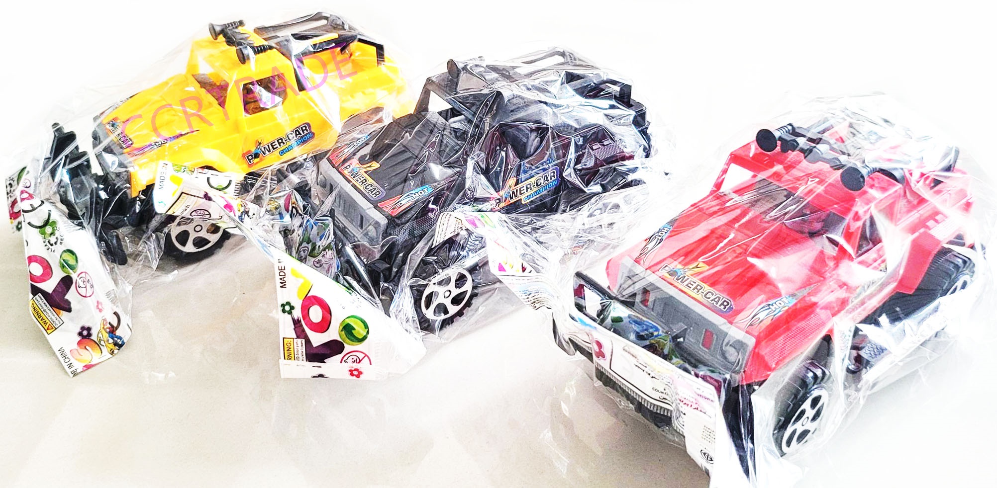 รถจิ๊บวิบากสีสดถุง 16 ซม.