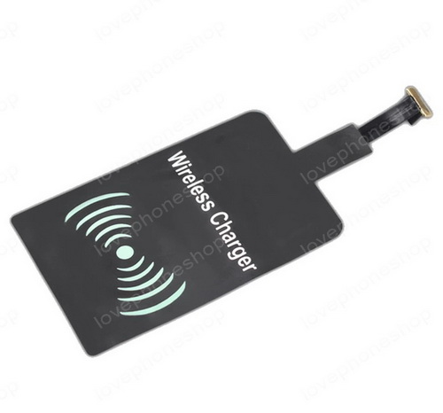 แผ่นรับสัญญาณ ชาร์จแบบไร้สาย WIRELESS CHARGING RECEIVER แบบmicroUSB (Samsung,LG,Sony,Lava,ZTE,True ฯลฯ) ส่งฟรี!!