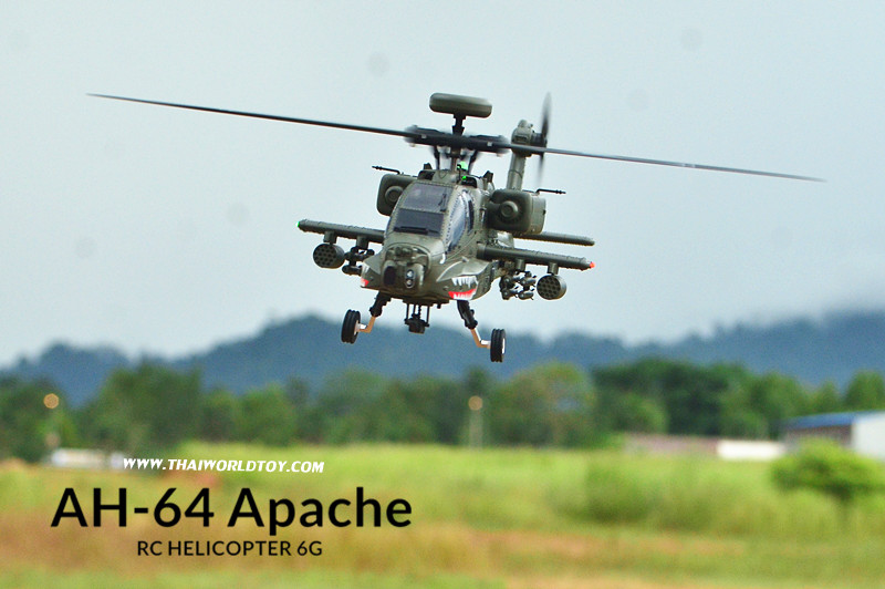 AH-64D Apache 6Ch 3D 6Gyro RC Helicopter