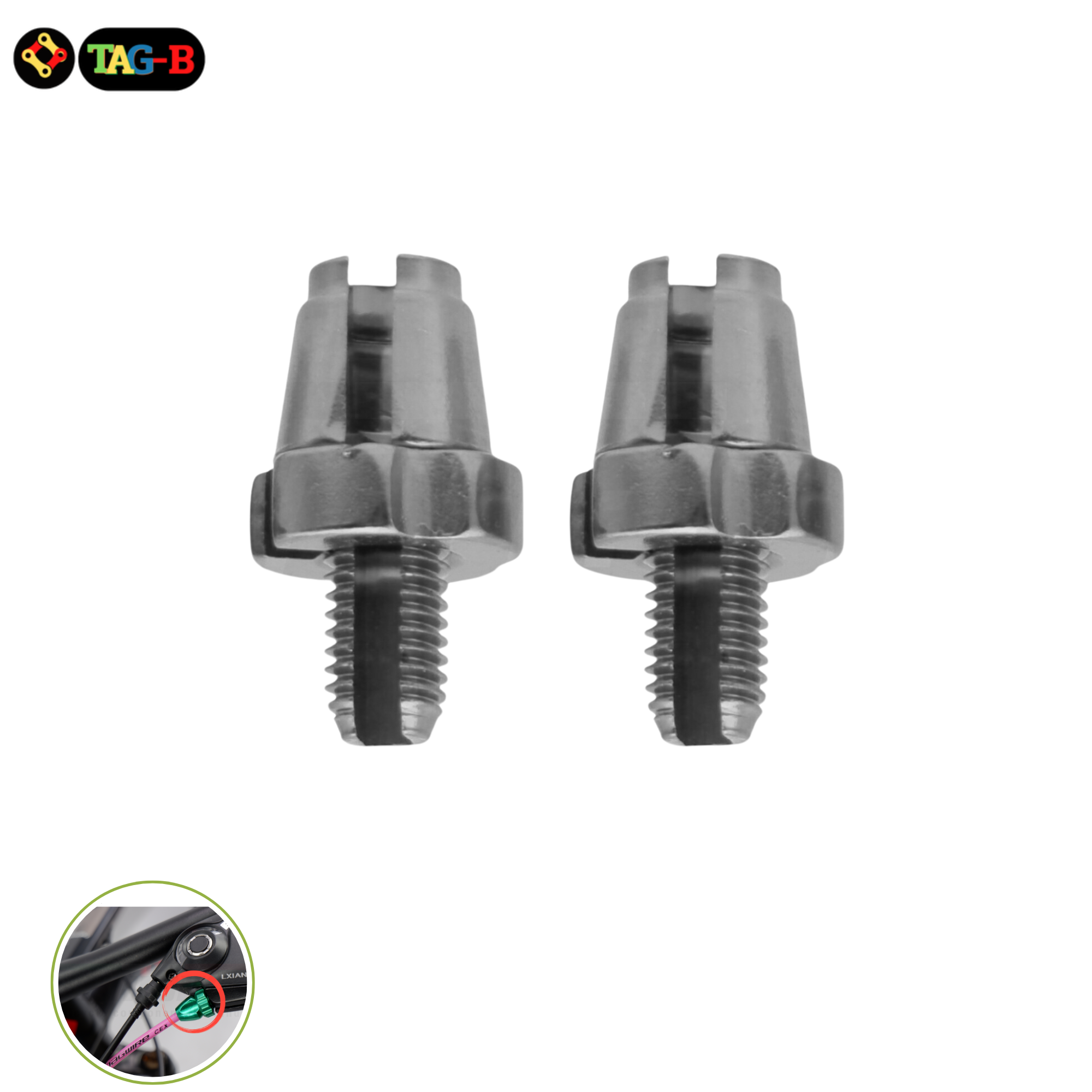 ตัวปรับสายเบรคจักรยานเสือภูเขา PROFAITH ขนาด M7X10mm M10X10mm