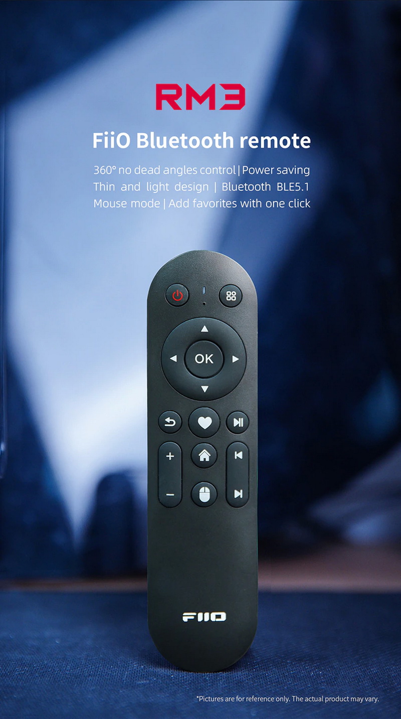 FiiO RM3 รีโมทคอนโทรลบลูทูธสำหรับ FiiO R7 เฉพาะตัวรีโมท [-รีโมท-]