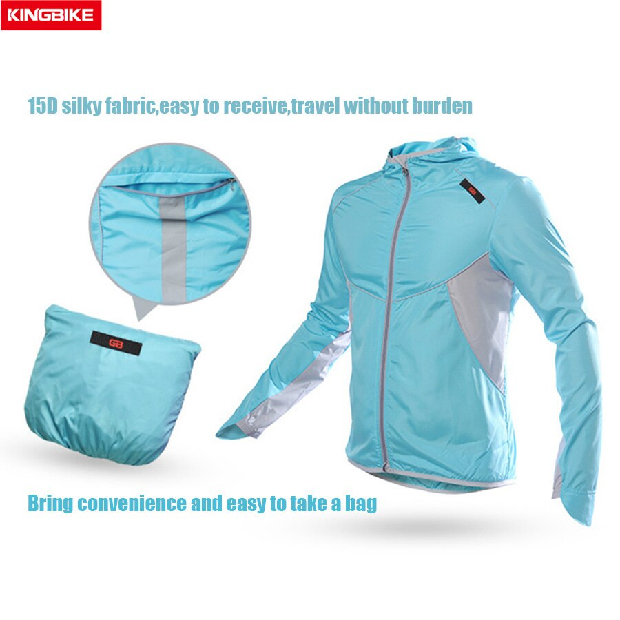 เสื้อกันฝน กันลม ปั่นจักรยาน ผ้าลื่น KINGBIKE