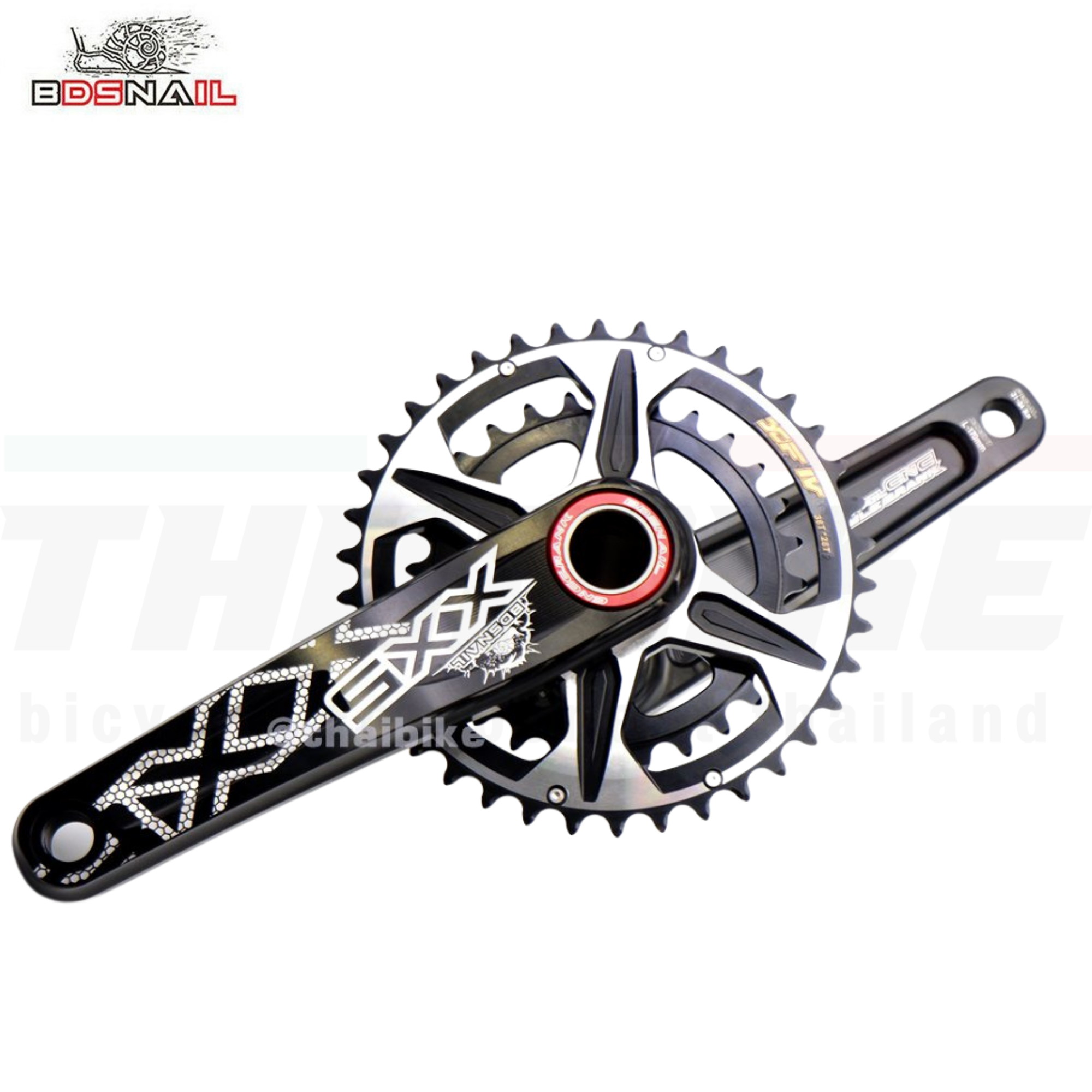 ชุดขาจานจักรยานเสือภูเขา BDSNAIL Narrow Wide Chainring MTB GXP 170mm แถมฟรีกะโหลก