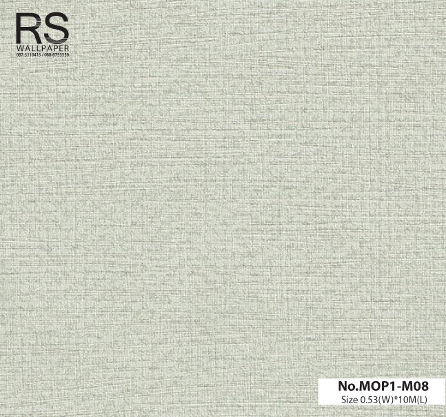 วอลเปเปอร์สีน้ำตาลอมเทา มีเทกเจอร์ No.MOP1-M08