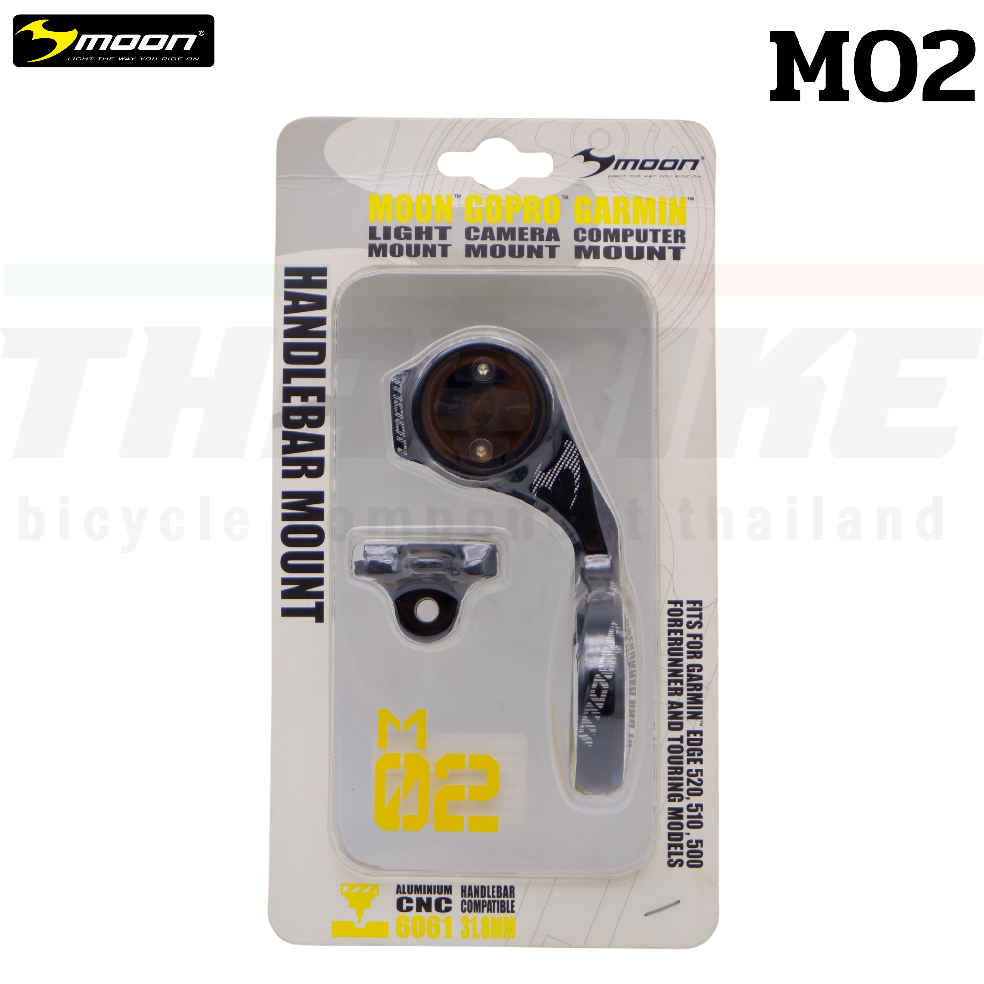 ขายึดไมล์จักรยาน MOON M-01 M-02 M-06 อินทริเกต Garmin WAHOO GARMIN พร้อมยึดไฟ