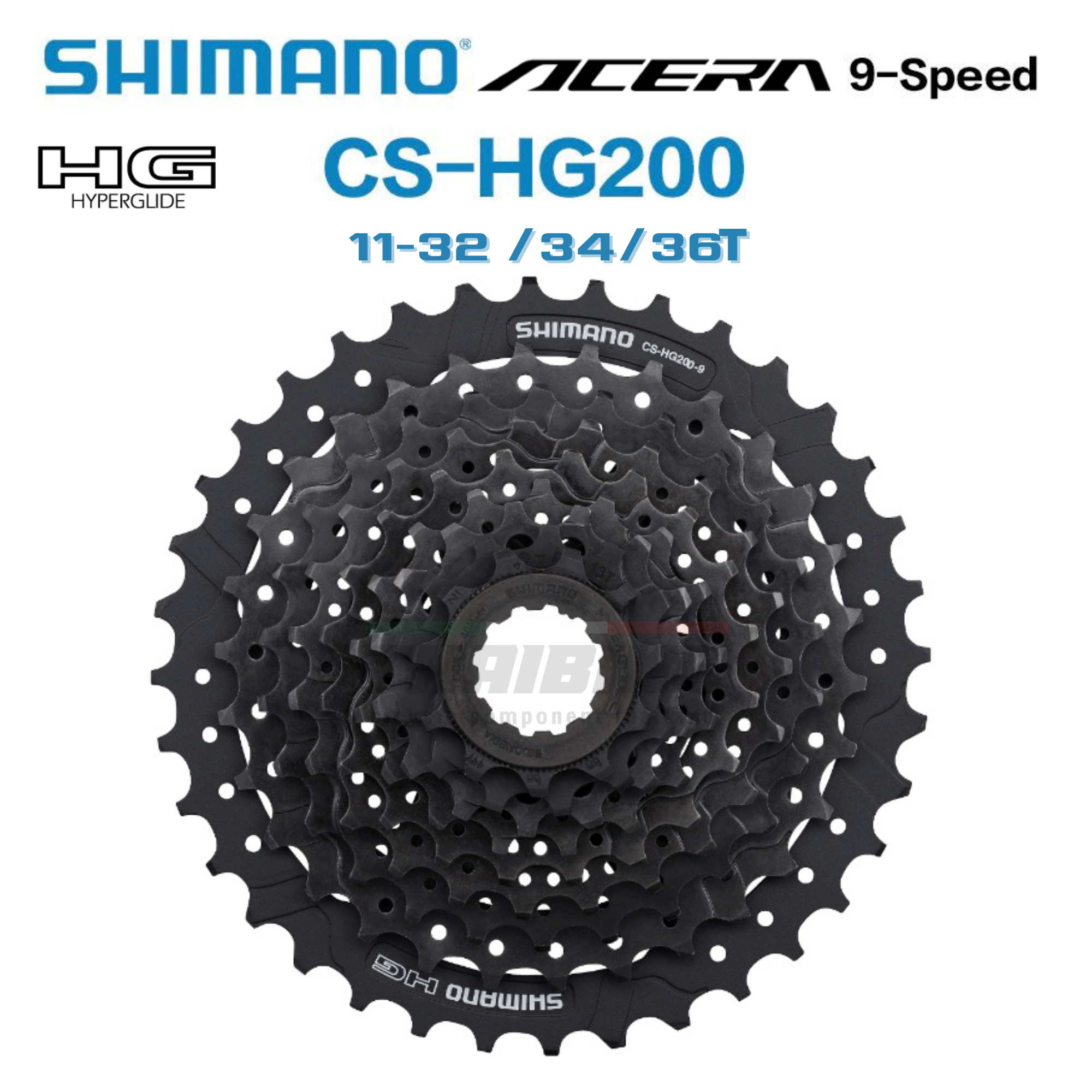 สเตอร์ เฟืองจักรยานแบบสวม SHIMANO ACERA CSHG200-9 9-SPD