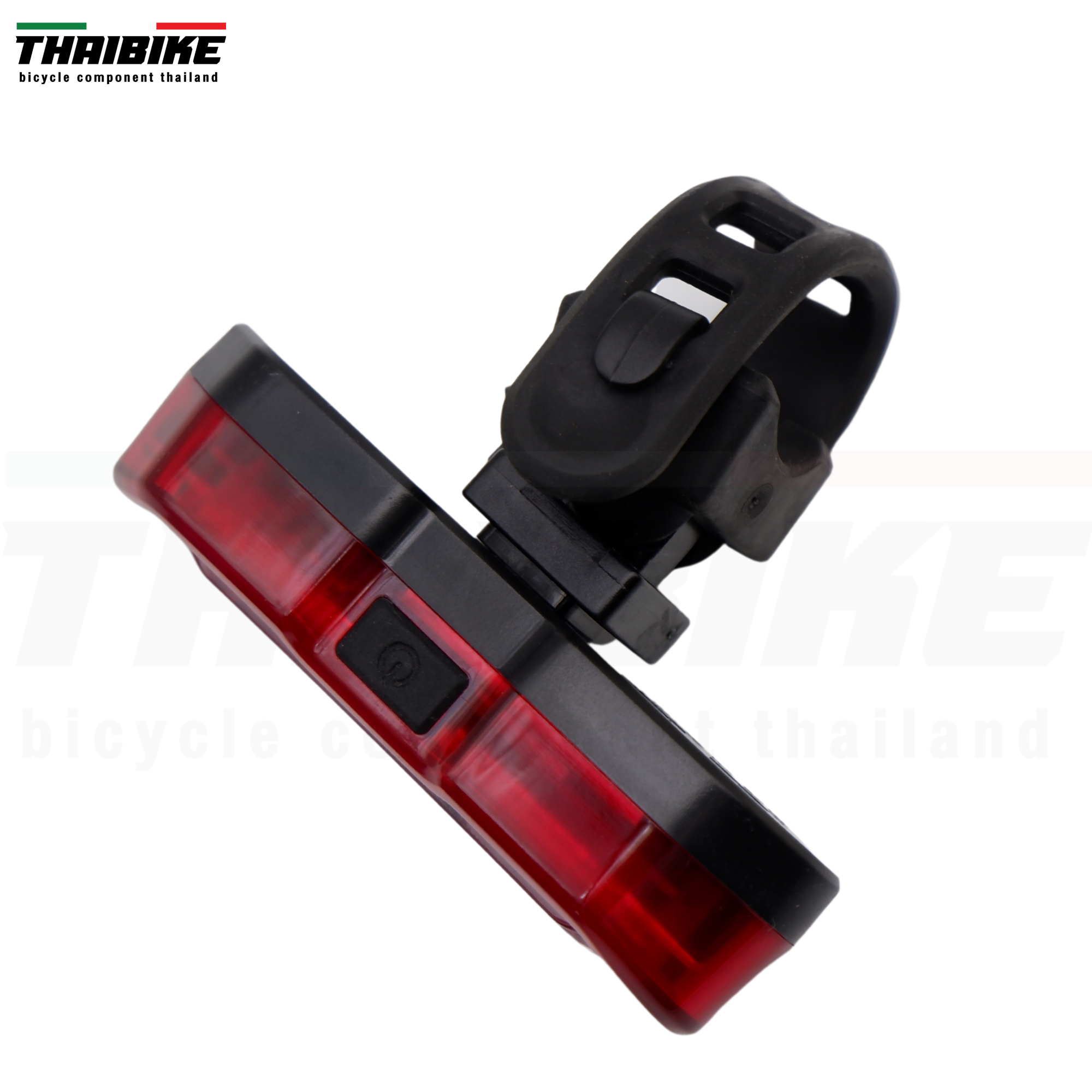 ไฟท้ายจักรยานเสือหมอบ เสือภูเขา THAIBIKE SOLDIER สีขาวแดง สีแดงน้ำเงิน