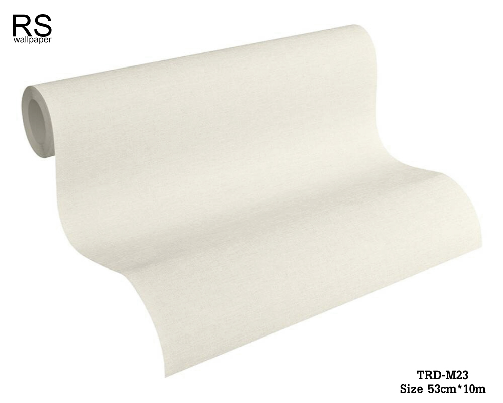 วอลเปเปอร์ ลายผ้า สีครีม TRD-M23
