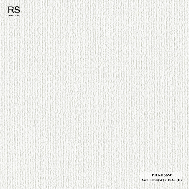 วอลเปเปอร์สีพื้น ขาว PRI-D56W