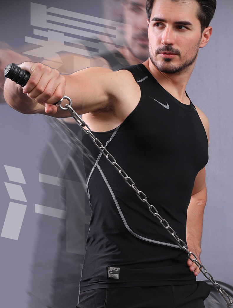 Tricep Pull Down Cable Machine เหล็กจับเล่นแขนหลัง-หน้า สำหรับเล่นสลิง สายเคเบิล สินค้า 1 ชิ้น พร้อมส่งในไทย