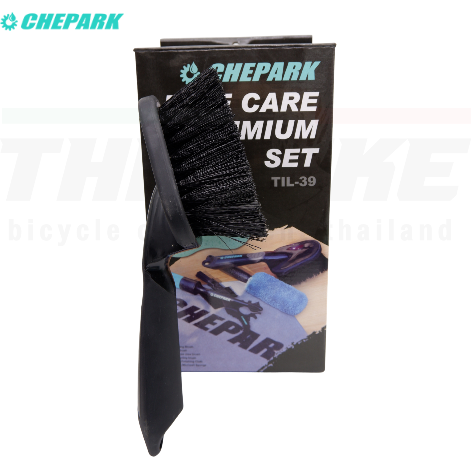 ชุดแปรงทำความสะอาดจักรยาน CHEPARK TIL-39 ผ้าเช็ดรถ