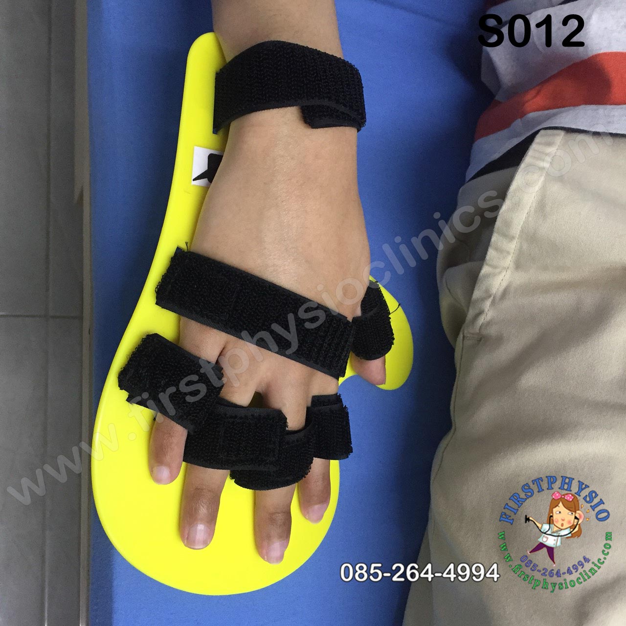 อุปกรณ์ดามกันนิ้วมืองอ /อุปกรณ์กายภาพนิ้ว/อุปกรณ์เหยียดนิ้วมือ/พลาสติกดามข้อมือ/palmar correction splint