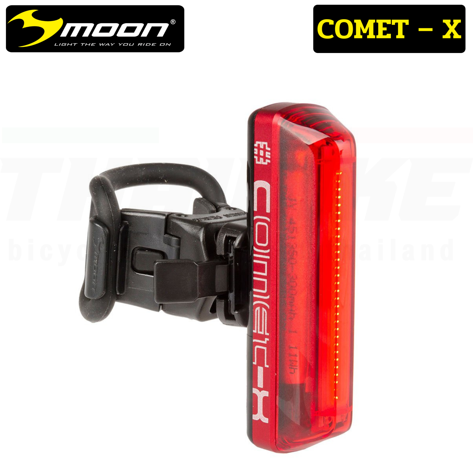 ไฟท้ายจักรยานงานไต้หวันของแท้ MOON Comet-X 50ลูเมนส์