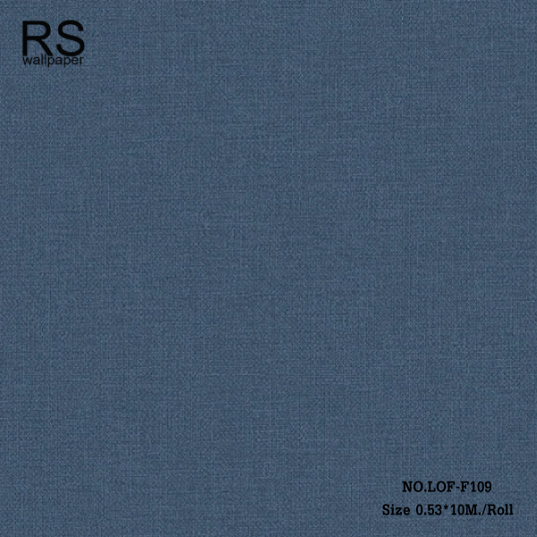 วอลเปเปอร์เทกเจอร์ผ้าพื้นสีน้ำเงินเข้ม(สีน้ำทะเลลึก) LOF-F109