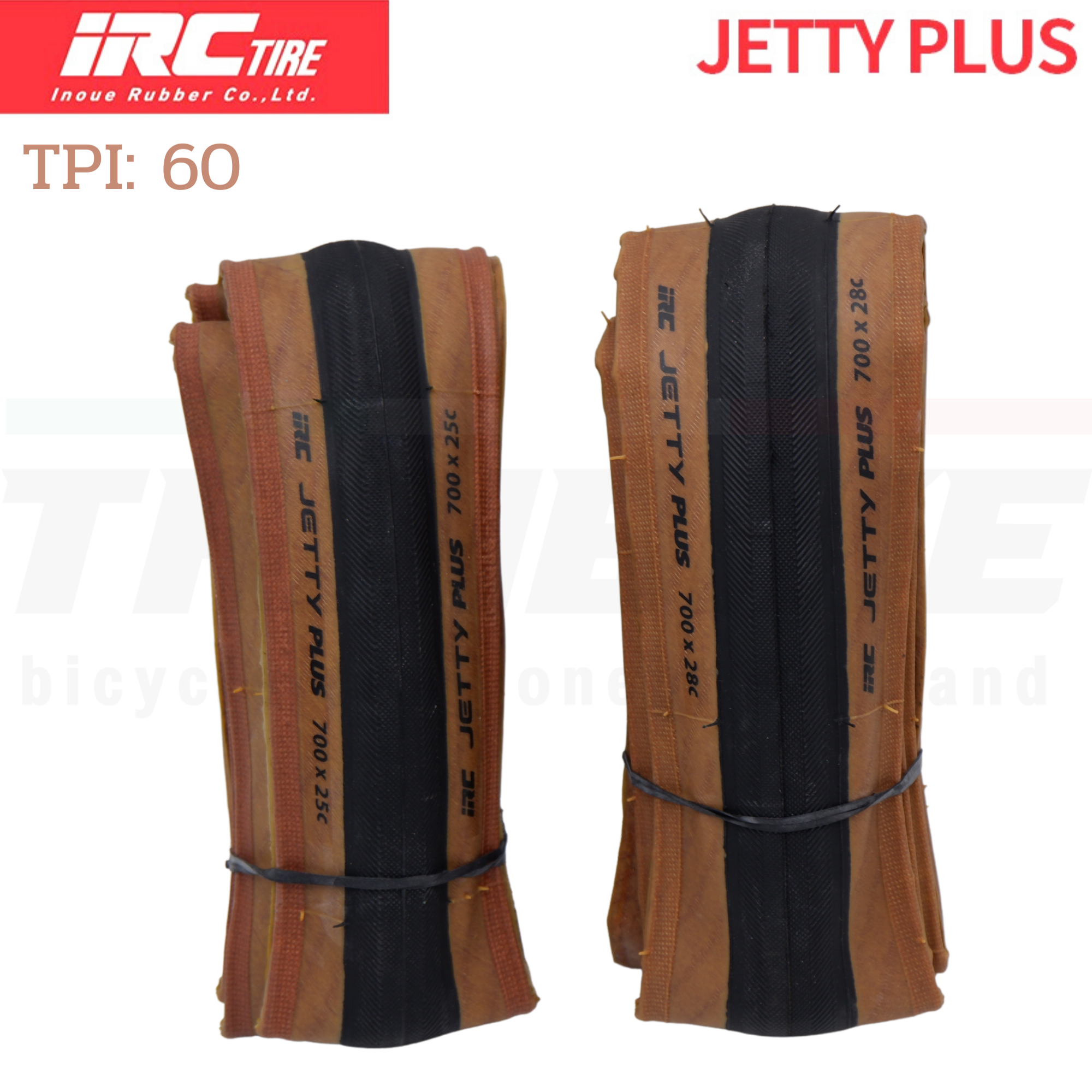 ยางนอกจักรยานเสือหมอบ IRC JETTY PLUS 700X25 700X28