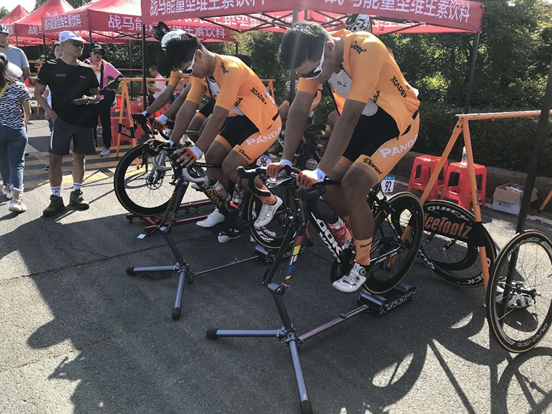 มาใหม่ งานดี เทรนเนอร์จักรยาน แบบไฮบริด RASSINE 24 26 27.5 29 700C รองรับแกน 9 12 15