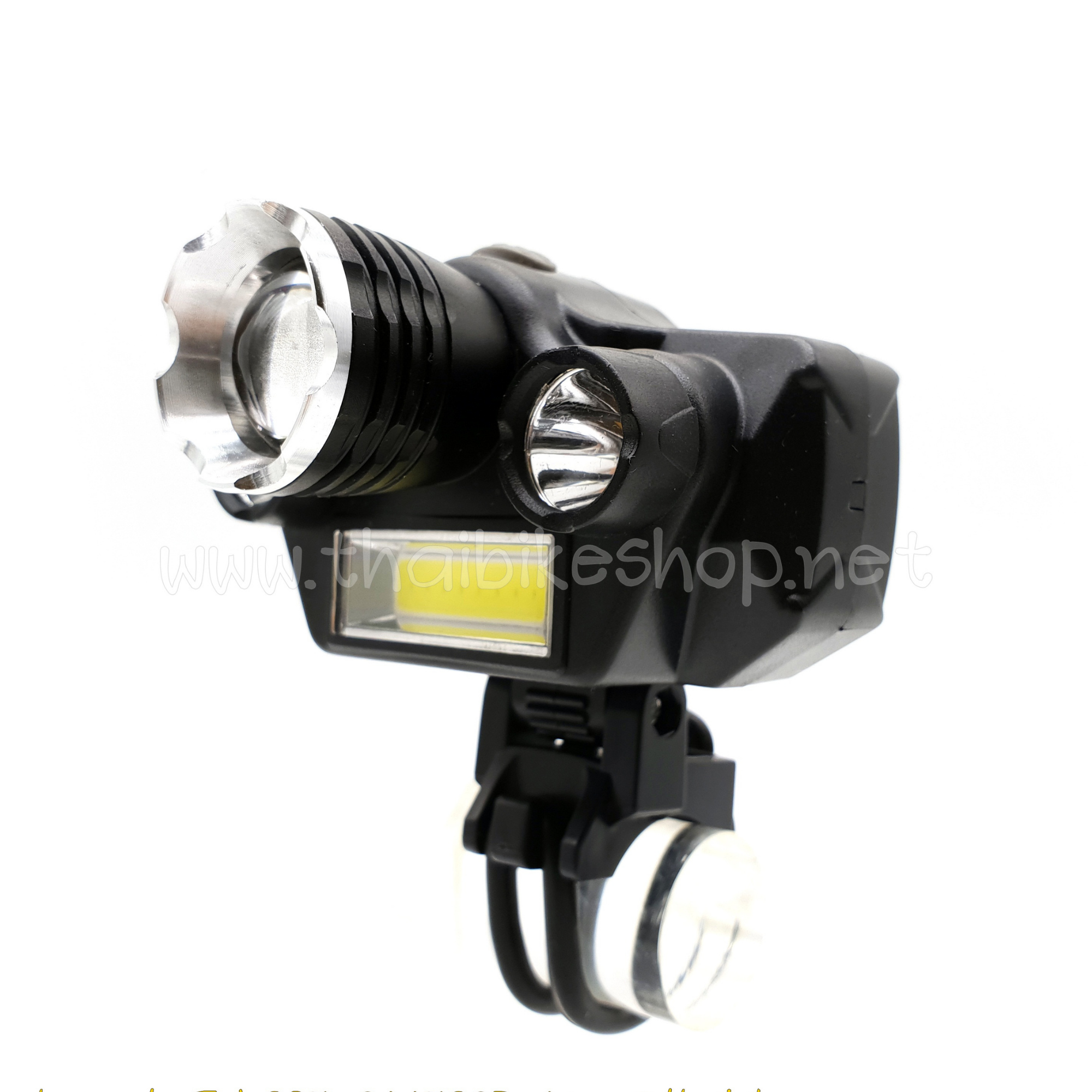 ไฟหน้าจักรยานชาร์จ USB 8812 แถมถ่าน 18650