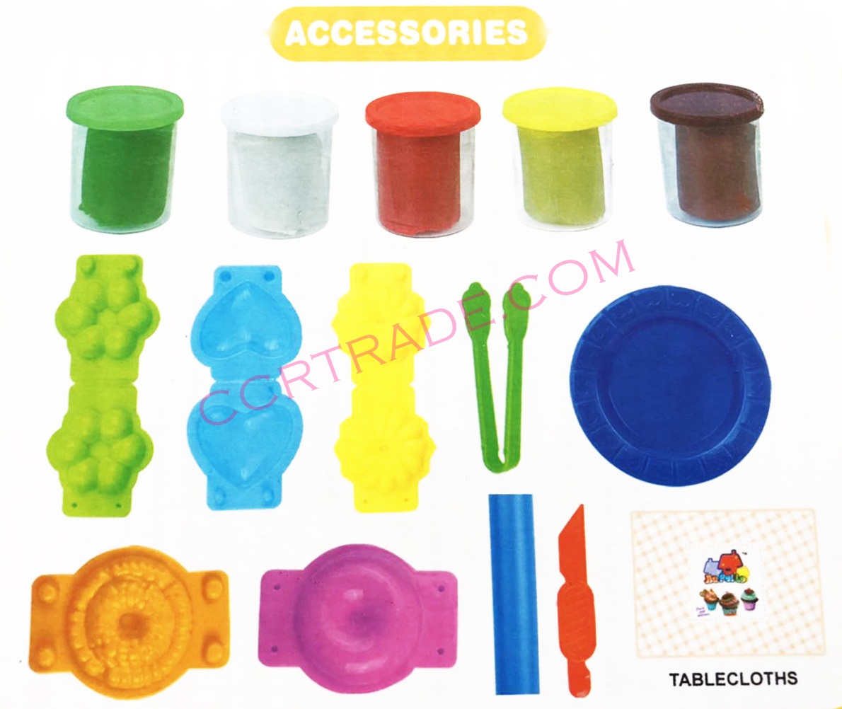 แป้งโดว์คุ๊กกี้+อุปกรณ์กล่องใหญ่ 18x23 ซม.(1x3)