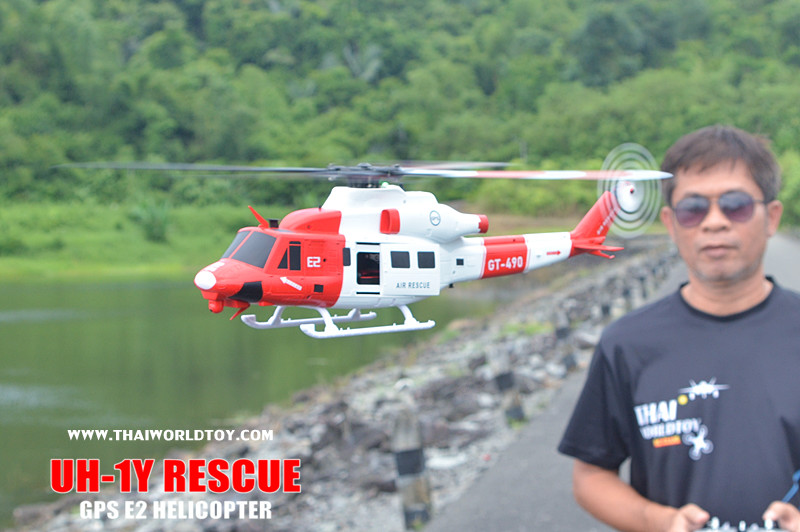 UH-1Y HUEY RESCUE GPS HELICOPTER GOOSKY E2
