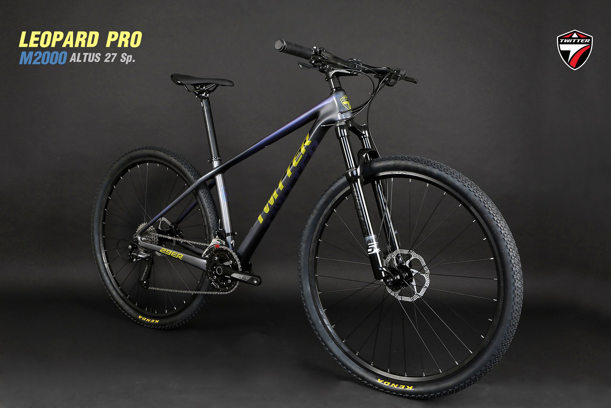 จักรยานเสือภูเขาคาร์บอน รุ่นใหม่จาก Twiter Bike รุ่น LEOPARD PRO M2000