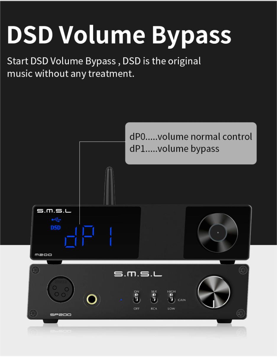 ขาย SMSL M200 Wireless DAC ตั้งโต๊ะระดับ Hi-Res รองรับ LDAC, UAT ประกันศูนย์ไทย